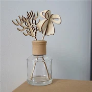 Lege diffuserflessen en rieten