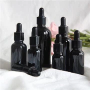 Glazen olie druppelaar fles