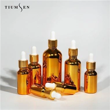 Gouden druppelflesje