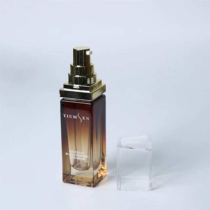 empty skincare bottles